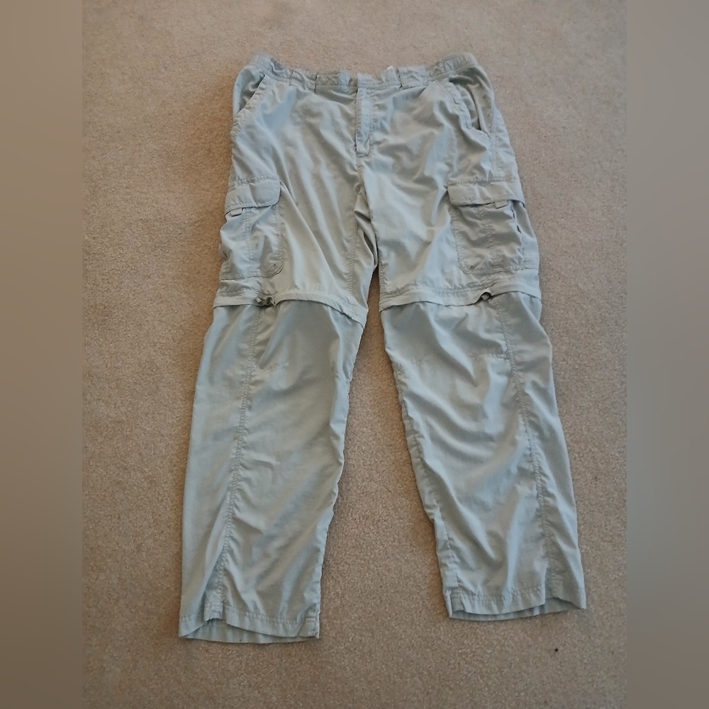 Columbia Titanium Omni Dry Convertible Pants Nylon Waterproof Mens Size L.  FL